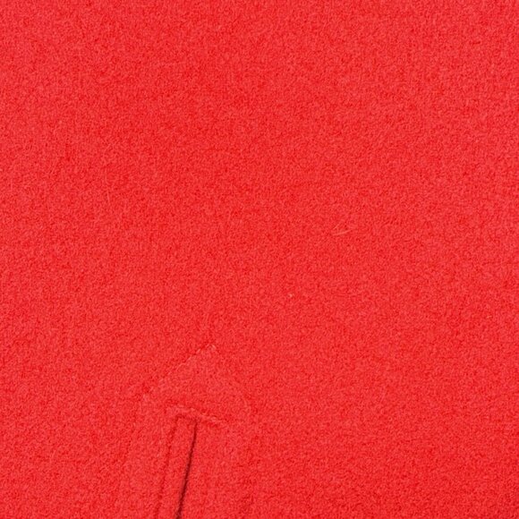 L.L. Bean Pea Coat Womens 12 R Red  100% Wool  Bellandi 260345 - Picture 6 of 8